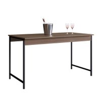 Conjunto Mesa de Jantar e Quatro Banquetas Com Estrutura de Aço Artetube Art in Móveis