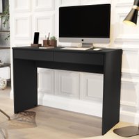 Mesa Para Computador Escrivaninha Home Office 2 Gavetas - Preto - RPM Móveis