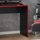 Mesa para Computador Gamer RTX 9409 - Preto com Vermelho - RPM Móveis