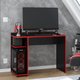 Mesa para Computador Gamer RTX 9409 - Preto com Vermelho - RPM Móveis