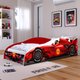 Mini Cama Infantil Carro Corrida Fórmula 1 MDF Montessoriana Segura Decoração Quarto Menino Criança - Vermelho - RPM
