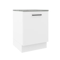 Balcão Armário de Cozinha 60 cm 1 Porta Branco Agata Madesa