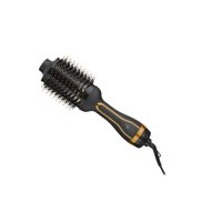 Escova Secadora Oval com Cabo Giratório, Revestimento Cerâmico 1200W 220V Dourada Essenza - EB088