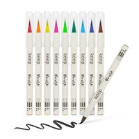 Marcador Artístico Brush Ponta Pincel com 10 cores Keep - MR056