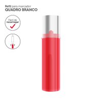 Refil Para Marcador de Quadro Branco 12 unidades Vermelho Keep - MR004