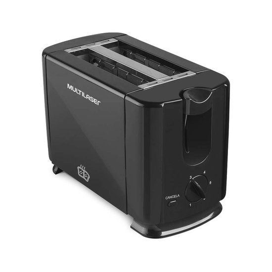 Torradeira Duo 2 Fatias 700W 220v Preta Multilaser - CE093