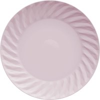 Conjunto de Pratos de Sobremesa Com 06 Peças 21,5cm - Tangram Rosa - Germer Porcelanas