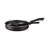 Frigideira Reta Tramontina Paris Antiaderente Starflon Max Chumbo com Espátula de Nylon 20 cm 1,4 L