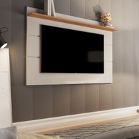 Painel Para Tv 50" Vivare New 1.36 - Off White com Nature - Germai