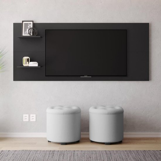 Painel Siena / Linea - Preto - RPM Móveis