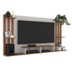 Painel Para Tv 52 Polegadas Com Nicho Dijon - Off White / Nature - Patrimar