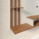Painel Para Tv 52 Polegadas Com Nicho Dijon - Off White / Nature - Patrimar