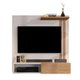 Painel Para TV 32 Polegadas Flow com Porta - Off White com Nature - RPM Móveis