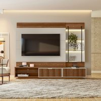 Estante Home P/TV 70 Polegadas Maceió 2 Gavetas Linea Brasil