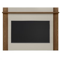 Painel Home Linea Brasil Tulum Extensível P/ TV 55 Polegadas Freijo/Off White