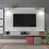 Painel De TV Suspenso Artely Platinum Para TV Até 60 Polegadas Branco