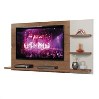 Painel De Tv Zanzini New Clean Para Tv Até 49 Polegadas Natura/Off White