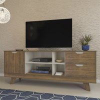Rack Para TV Artely Michigan Para TV De Até 60 Polegadas Pinho/Off White