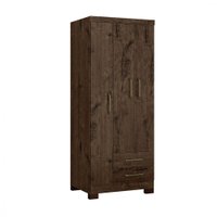 Roupeiro Zanzini Franca Plus Com 3 Portas E 2 Gavetas Jacaranda
