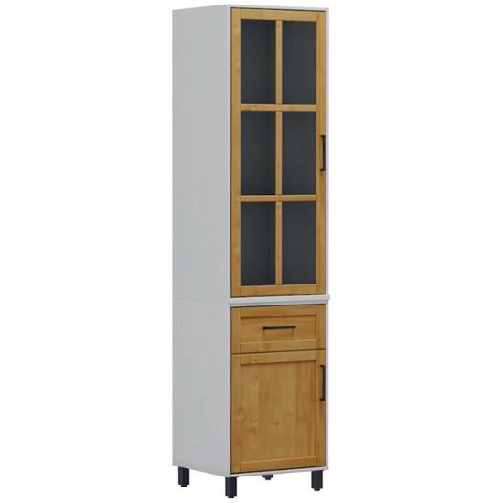 Cristaleira Finestra Cristal 2 Portas 1 Gaveta
