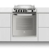 Fogão de Embutir Electrolux 56EXT 4 Queimadores Inox Bivolt 63048EBA088