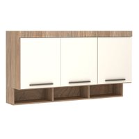 Armário Modulado Ponte Casal 3 Portas com Nicho 145cm Slim Luciane Móveis