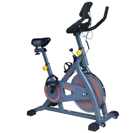 Bicicleta Ergométrica Spinning Athletic Advanced 150BS até 100KG Cinza 04214