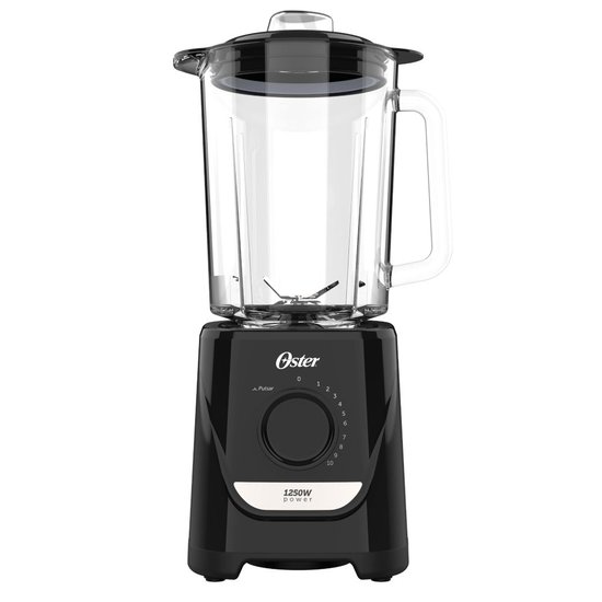 Liquidificador Oster Jarra de Vidro 2,2 Litros Preto 1250W OLIQ520-127