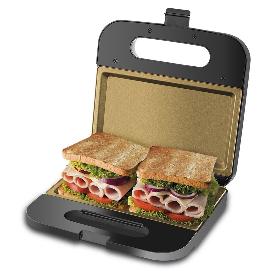 Sanduicheira e Grill Britânia BGR25IG Flat Supreme Gold 750W