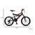 Bicicleta Colli Urbana Trilha 21 Marchas Freio Aro 20 Aero Dupla Suspensão em Aço Preto Laranja