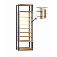 Módulo Closet Sapateira Be Mobiliario - Carvalho Mel e Expresso