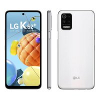 Smartphone LG K62+ Dual Tela 6.59 128GB 4G Câmera 48M+5MP+2MP+2MP - Branco
