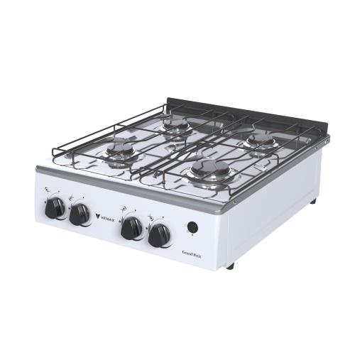 Fogão 4 Bocas Venax Grand Petit Vetro Branco - Bivolt - Grpv440