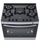 Fogao 5 Bocas Venax Gaudi Vitreo Inox Gas GLP