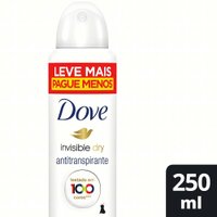 Desodorante Antitranspirante Aerosol Dove Women Invisible Dry 250ml