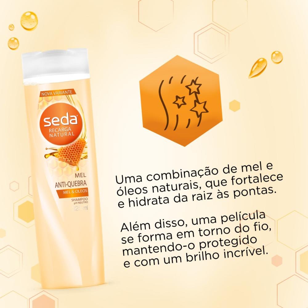 Shampoo Seda Recarga Natural Hidratação Antinós Frasco 325ml - giassi -  Giassi Supermercados