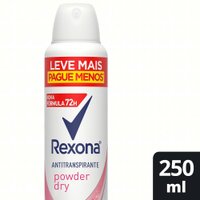 Desodorante Antitranspirante Aerosol Feminino Rexona Powder Dry 72 Horas 250ml
