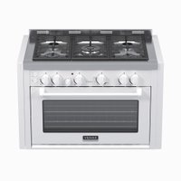 Fogao de Embutir 5 Bocas Venax Temis Branco Gas GLP