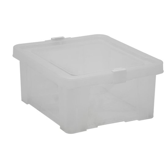 Caixa Organizadora Tramontina Office 17 L em Polipropileno Transparente