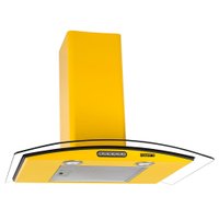 Coifa de Parede 70cm Vidro Curvo Slim Fogatti