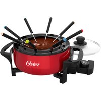 Panela Elétrica para Fondue Red Oster 2 em 1