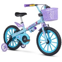 Bicicleta Infantil Aro 16 Com Rodinhas Frozen - Nathor