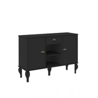 Aparador Clássico com 2 Portas Movelbento -Preto