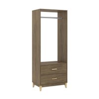 Armário Closet 700x1800x450mm Legno Movelbento- Freijo