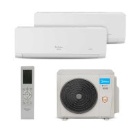 Ar Condicionado Multi Bi Split Hw Inverter Springer Midea 1x9000+1x12000 Btus Quente/Frio 220V 38MBBA18M5