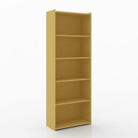Estante Biblioteca 700x1820x300mm Movelbento -Amarelo