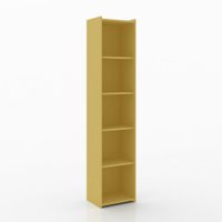 Estante Biblioteca 70x182x30cm Movelbento - Amarelo