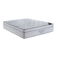 Colchão Freedom Casal (138x188x32) - Molas Ensacadas, Pillow Top com Espuma Viscoelástica Ortobom