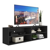 Rack para TV 75" Suspenso Jazz Multimóveis MP1016 Preto