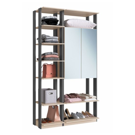 Módulo Closet com 2(Duas)Peças Be Mobiliario- Branco TX